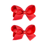 JUCCPUL 2pcs 3-inch red hair bows for stylish toddler hairstyles
