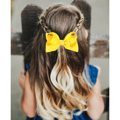 JUCCPUL grosgrain ribbon bow suited for ponytails and braids with style.