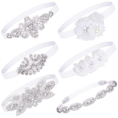 Juinte baptism headbands six-piece set packaged for gifting at ceremonies.