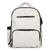 JuJuBe New Classic Diaper Bag Backpack with portable changing pad for on-the-go changes.