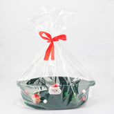 JUNBOLE Christmas basket empty 13x10x5 highlights versatile woven storage for gifts