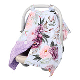 Jundetye baby car seat cover with peekaboo opening for easy observation.