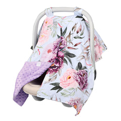 Jundetye baby car seat cover with peekaboo opening for easy observation.