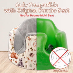 Jundetye Bumbo cover in watercolor pattern adds style and comfort