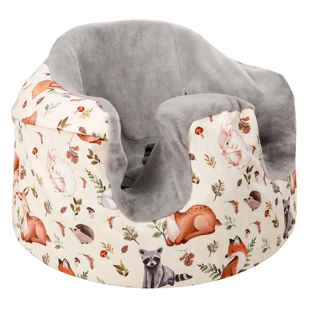 Jundetye baby seat cover for Bumbo with woodland pattern provides cozy protection
