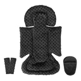 Jundetye infant car seat insert with soft plush fabric for newborn comfort