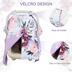 Jundetye nursing cover and multi-use design supports privacy during feeding.