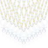 Junkin 60-piece pacifier necklace set packaged for display, great as party favors