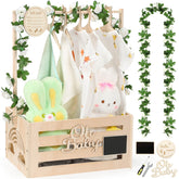 Jupwalz baby shower crate set assembled demonstrates easy gifting organization and stylish display.