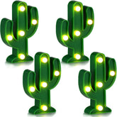 Jutom LED cactus light on table adds festive Cinco de Mayo glow