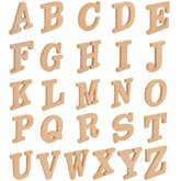 Juvale 3D wood letters pack enables versatile wall decor and personalized signs.