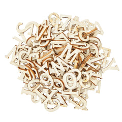 Juvale wooden letters and numbers for graduation cap embellishments and crafts