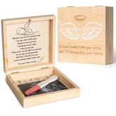 Jwitao miscarriage memorial box front view shows a compact keepsake for precious memories.