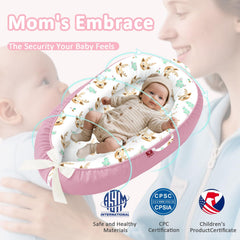JWPEHOE baby lounger double-sided colors lets you switch nap-time styles