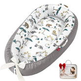 JWPEHOE baby lounger soft cotton shows breathable comfort for newborns