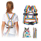 JXM Safety Walking Harness front view for big kids, secure supervision in crowded places