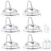 JXMYJR 6Pack sippy spout nipples shown with Philips Avent compatibility for easy bottle-to-cup transition