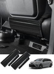 JYCDC seat back protector installed on Toyota Sienna 2026 guards against scuffs