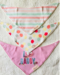 JZLPIN Bandana Bib adjustable snaps that grow with babies from 3 to 24 months