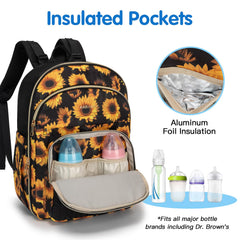 KABAQOO insulated pockets keep bottles warm or snacks ready for outings.
