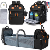KABAQOO diaper bag backpack with detachable changing station for on-the-go care