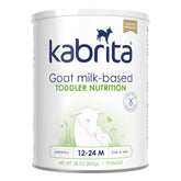 Kabrita goat milk toddler drink 12-24 months bottle 28oz for easy on-the-go nutrition.