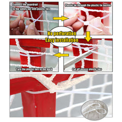 KACQIHTU rope net demonstrates easy assembly for quick setup.