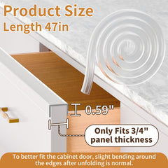 Kaiferty pvc edge guard 3-4-inch doors protects surfaces while maintaining a clean look.