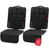 Kaiphy car seat protector thick padding keeps upholstery safe from spills and indentations during trips.