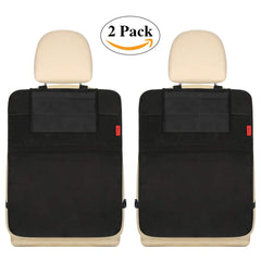 Kaiphy 10-inch tablet holder attached to backseat organizer for kid entertainment.