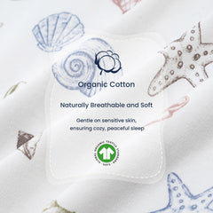 Kaiya Baby sleeping bag chest temperature sticker for climate awareness