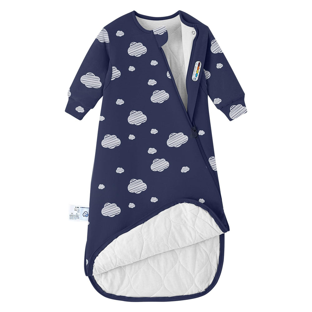 Kaiya Baby sleeping bag long sleeve front view for secure sleep