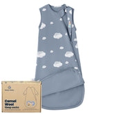 Kaiya Baby sleeping bag close-up showing organic cotton fabric softness for gentle skin