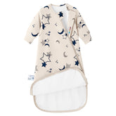 Kaiya Baby sleeping bag fabric closeup showing soft organic fibers for gentle sleep