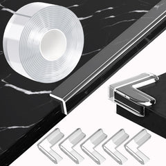 KAIYUER edge protector clear roll guards table edges with moisture-resistant protection.
