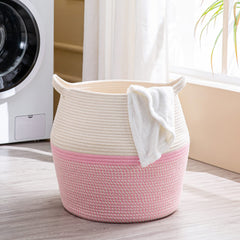 KAKAMAY foldable nursery basket keeps toys organized and tidy.