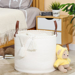 KAKAMAY nursery storage basket holds toys and books for organized playroom