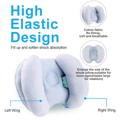 KAKIBLIN 2-in-1 pillow head stability in stroller and swing