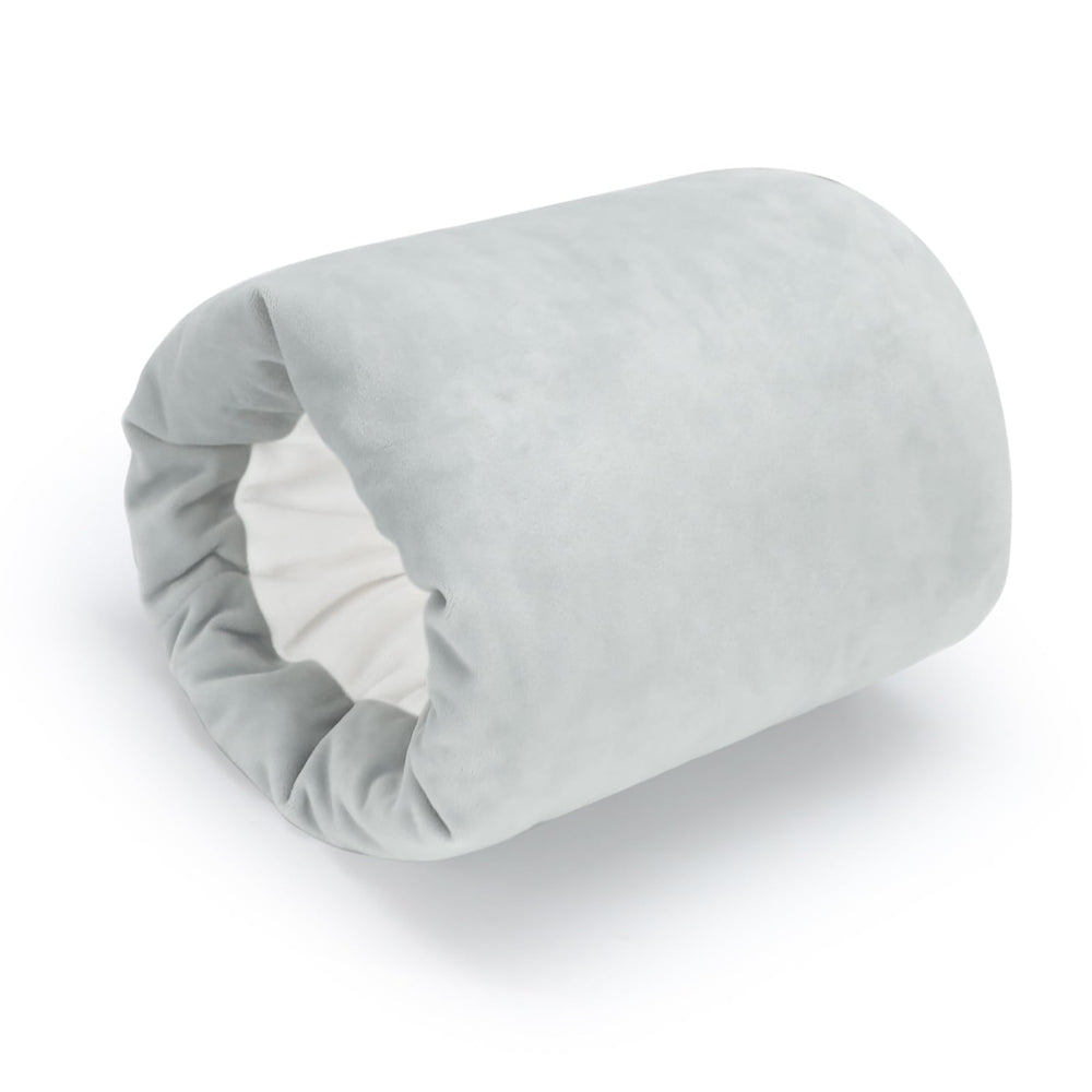 KAKIBLIN baby feeding arm pillow close-up shows soft mesh fabric for comfort.