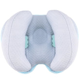 KAKIBLIN baby head neck support pillow closeup in soft cotton fabric for gentle comfort