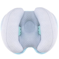 KAKIBLIN baby head neck support pillow closeup in soft cotton fabric for gentle comfort