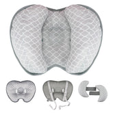 KAKIBLIN baby neck pillow travel 2in1 provides stable head support for infants