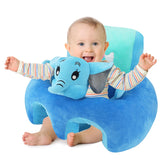 KAKIBLIN baby support sofa front view shows plush seating for learning to sit