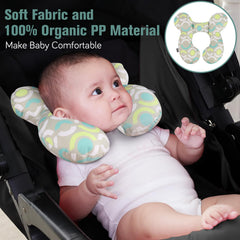 KAKIBLIN neck-support pillow showing side padding for baby's comfort