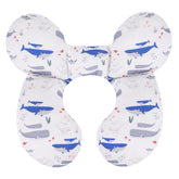 KAKIBLIN Baby Travel Pillow with U-shaped design offers secure head and neck support on the go.