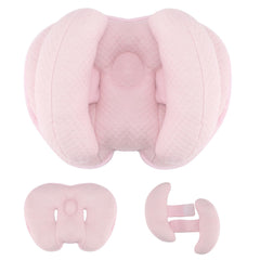 KAKIBLIN banana neck pillow close-up shows adjustable size for growing babies.