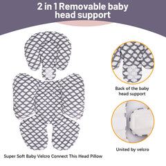 KAKIBLIN cloud mesh-side breathability keeps baby cool in warm days