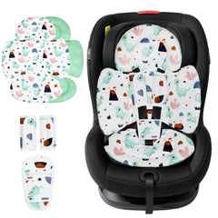 KAKIBLIN infant car seat insert head support for newborn comfort during rides.