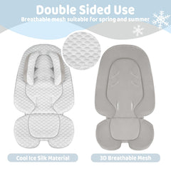 KAKIBLIN universal-fit insert adapts to most car seats and strollers with ease.