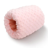 KAKIBLIN pink-baby-feeding-arm-pillow angle shows ergonomic support during nursing